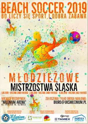 Młodzieżowych Mistrzostwach Śląska w Beach Soccer